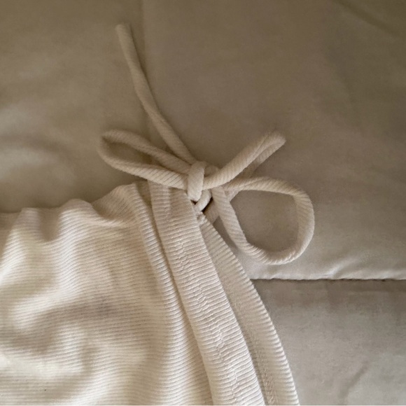 Cream Ribbed Tank Top - Picture 3 of 3